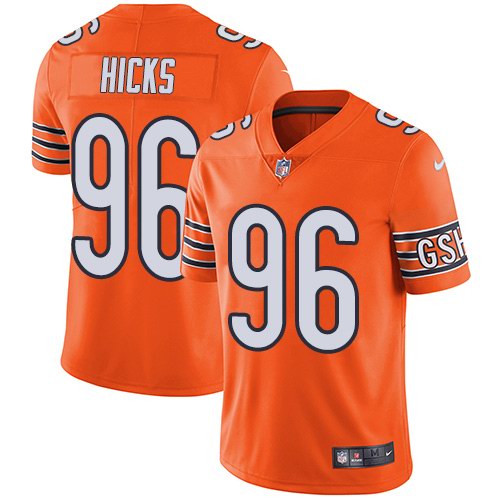 Nike Men & Women & Youth Bears 96 Akiem Hicks Orange NFL Vapor Untouchable Limited Jersey,We sell and wholesale Nike Men & Women & Youth Bears 96 Akiem Hicks Orange NFL Vapor Untouchable Limited Jersey on line form chian!